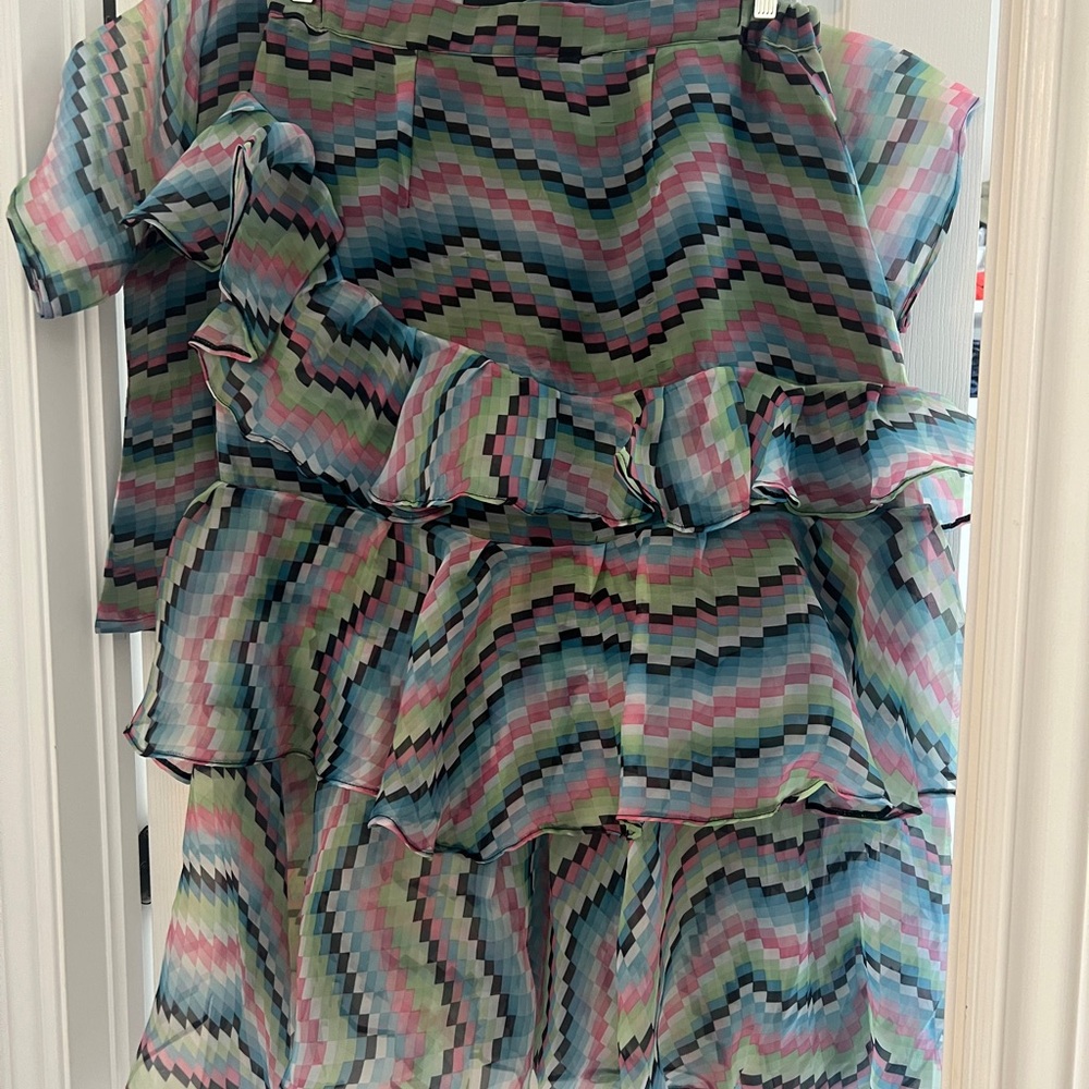 Ruffled Top & Skirt
